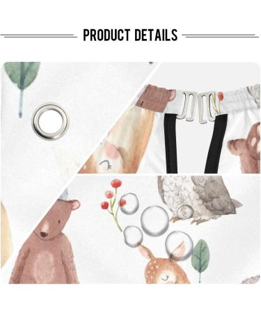 Waterproof Barber Cape - Cute Deer Owl Fox Bear & Cheetah Haircut Bib for Men & Women - Unisex Hair Cutting Cape - Buy Online on GoSupps.com