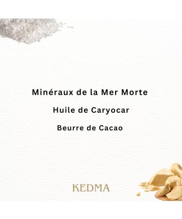 Kedma - Exfoliating and Revitalizing Lemongrass Salt Scrub - For All Skin Types - Nourishes and Softens - 350g - Buy Online on GoSupps.com