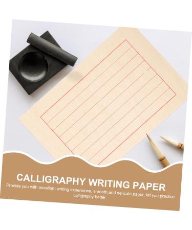 NUOBESTY 50 Sheets Rice Paper Calligraphy Practice Paper Calligraphy Paper for Beginners Calligraphy Ink - Buy Online on GoSupps.com