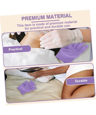 Moufles Hydratants en Gel aux Huiles Essentielles Taille Unique Soin des Mains Adultes pour Spa Hydratant Nutrition Intense Mains S ches Rugueuses Couleur Violet - Buy Online on GoSupps.com