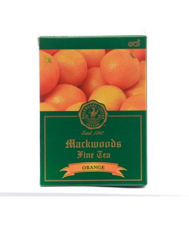 Mackwoods Orange Flavoured Single Estate Black Tea - 25 Enveloped Tea Bags - Buy Online on GoSupps.com