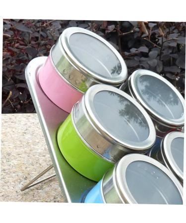 Alipis 12 Pcs Seasoning Bottles Stainless Steel Seasoning Cans Spice Jar with Cover Condiment Bottles - Buy Online on GoSupps.com