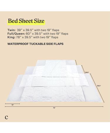 Coop Home Goods - Washable Incontinence Bed Pads - Waterproof Reusable Mattress Pad for Adults, Seniors, Children, Pets - Queen Size - Buy Online on GoSupps.com