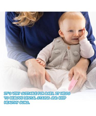 TOYANDONA 4pcs Baby Silicone Toothbrush Set | Finger Toothbrushes for Newborns | Sensory Teething Toys | Toddler Oral Care & Pacifier - Buy Online on GoSupps.com