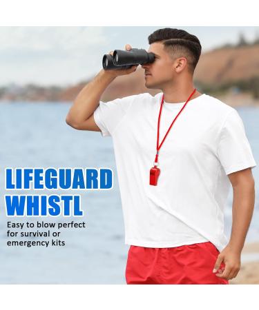 Flutesan 48 Pack Plastic Whistles with Lanyard - Loud, Crisp Sports Whistles for Coaches & Referees - Bulk Pack for Training & Emergencies - Buy Online on GoSupps.com