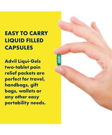 PFI016902 Advil Liqui-Gels First Aid Pack (50 Pack/Box) - Buy Online on GoSupps.com