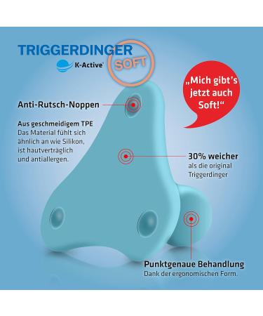 Triggerdinger by K-Active F ling Soft - Innovative Self-Treatment Foot Massager for Tension Relief | Effective Trigger Point Pressure Device - Buy Online on GoSupps.com