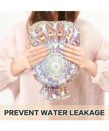 NAANLE 2L Hot Water Bottle - Mandala Marble Paisley - Pain Relief for Menstrual Cramps & Heat Therapy - Buy Online on GoSupps.com