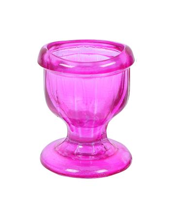 Eye Wash Cup for Effective Eye Cleansing - Eye Shaped Rim Snug Fit Perfect Eye wash kit Cleansing Remove Dust Perfect Eye wash kit Portable Eye Rinsing Cup for Home Travel Use - Set of 1 (Pink)