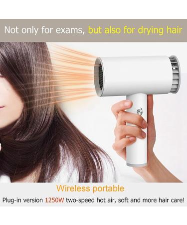 Cordless Hair Dryer Mini Hot/Cold Wind Blow Dryer Fast Drying Travel Blowdryer Rechargeable Cordless Hair Dryer - Buy Online on GoSupps.com