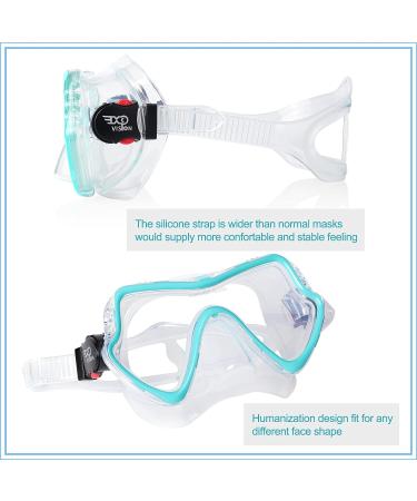 Professional Snorkel Diving Mask with Wide View Lens - Anti-Leakage Silicone Scuba Gear for Adults | 3 Color Options - Buy Online on GoSupps.com