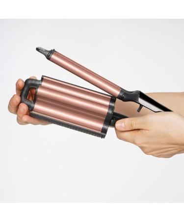 Bellissima My Pro Beach Waves GT20 500 Hair Straightener - Salon Quality Waves, Ceramic-Coated Barrels, 3 Temperatures, UK Plug - Buy Online on GoSupps.com