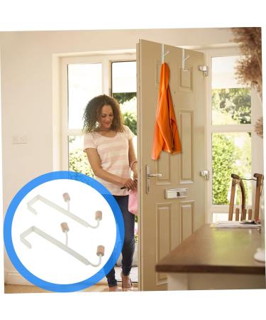 STOBAZA 18 Pcs Coat Hook behind Door Storage Hangers Over Door Hanger Kitchen Wrought Iron Hook Cabinet Door - Buy Online on GoSupps.com