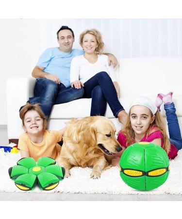 LILOVE 2024 New Strangeness Flying Saucer Ball for Dogs Toy Dog Pet Toy Flying Saucer Ball UFO Doggo Ball Large Small Dog Balls Toy Phlat Ball Dog Frisbee Scooby Doo Dog Ball(Green) - Buy Online on GoSupps.com