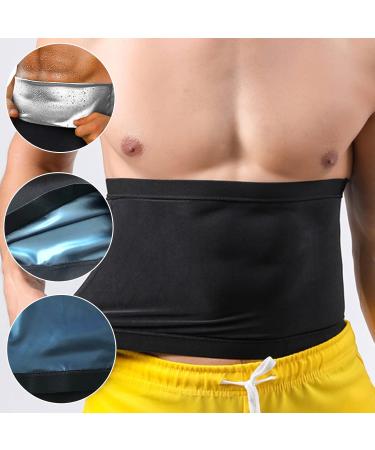 Smavles Abdominal Belt - Sauna Sweat Waist Trainer for Men & Women | 2pcs Fitness Girdle for Weight Loss & Waist Training - Buy Online on GoSupps.com