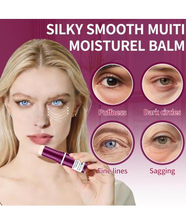 3 PCS Calcium Multi Balm(Face/Eyes/Lips&Neck) Collagen Calcium Volume Multi Balm Moisturing Stick Anti-aging Wrinkles Sagging Hydrating Firming Skin Rose red-3pcs - Buy Online on GoSupps.com