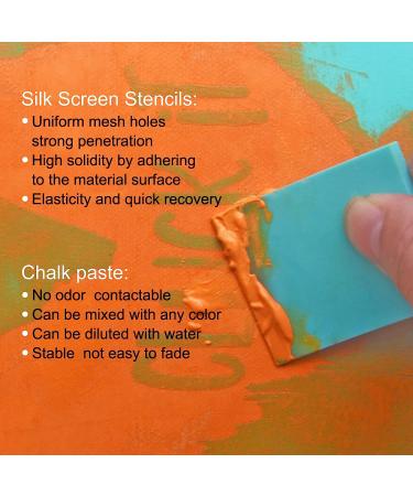 BOOLOOEN Silkscreen Stencil Transfers - Reusable Self-Adhesive for Wood, Fabric, Paper - Home Decoration - 8.5 x 11 - Welcome Home - Buy Online on GoSupps.com
