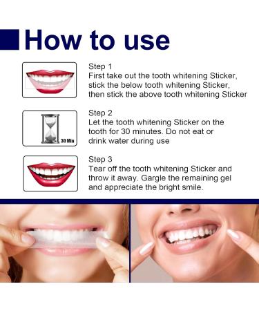 Tooth Whitening Strips - 28 Mint Flavored Strips for Effective Teeth Bleaching & Stain Removal | Brighten Your Smile International Shipping - Buy Online on GoSupps.com