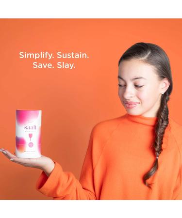 Saalt Teen Menstrual Cup - Sensitive & Reusable - 12-Hour Wear - Tampon & Pad Alternative (Wild Rose) - Buy Online on GoSupps.com