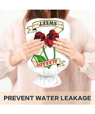 Buy Naanle Cherry Skull Heat Bottle - 1L Transparent Hot Water Bottle for Pain Relief & Cold Therapy - International Shipping Available - Buy Online on GoSupps.com