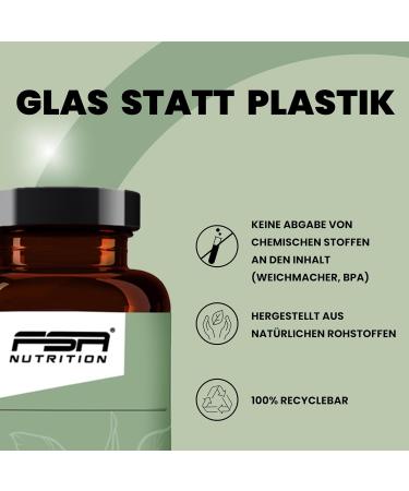 Premium Green Tea Capsules - 1998 mg Pure Extract 180 Vegan Capsules in Glass Box - 60-Day Supply Additive-Free Lab Tested | FSA Nutrition - Buy Online on GoSupps.com