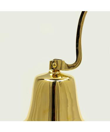Nagina International Brass Ships Bell with Bracket and Rope Ringer - Maritime Nautical Decor - Buy Online on GoSupps.com