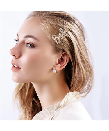 Bride Hair Clips Set - Bachelorette Party Accessories and Gifts - Buy Online on GoSupps.com