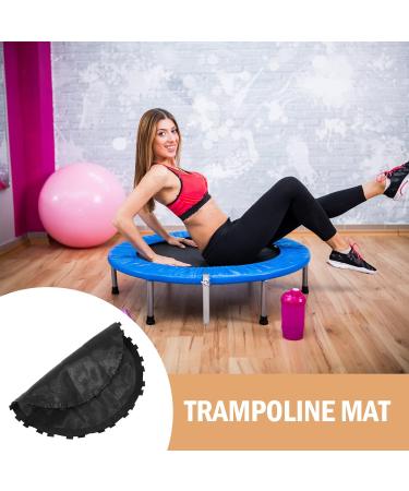 ABOOFAN Trampoline Replacement Jumping Mat Trampoline Round Mat Trampoline Accessory Black 80X80X0.2CM - Buy Online on GoSupps.com