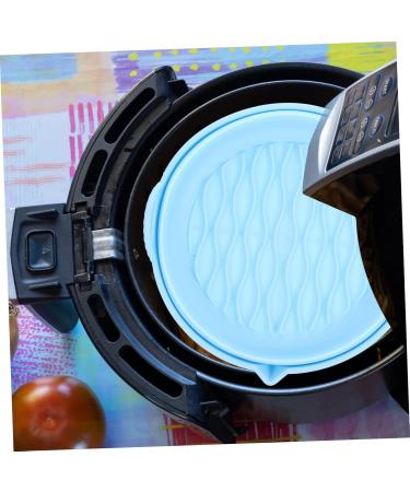COLLBATH Air Fryer Silicone Fryer Oven Pan 2Pcs air Fryer pan Silicone loaf pan air Fryer Cushion Silicone Liner for air Fryer Round Baking mat Air Fryer Silicone Basket - Buy Online on GoSupps.com