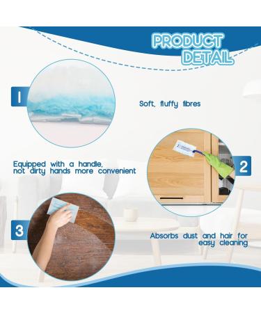 10Pcs Disposable Dusters Refills Disposable Electrostatic Duster Dusting Refills with Handle Disposable Dusters Refills Heavy Duty Dusters Refills Heavy Duty Duster Refills 360 Degree Dusters Refills - Buy Online on GoSupps.com