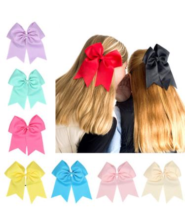 ZOONAI Large White Hair Bow Ponytail Holder for Women and Teen Girls - Buy Online on GoSupps.com