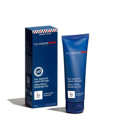 CLARINS MEN After Shave Soothing Gel | Hydrating Gel for Irritated Skin | Soothes Razor Burn & Moisturizes | Refreshes & Softens Beard | All Skin Types | 2.5 oz - Buy Online on GoSupps.com