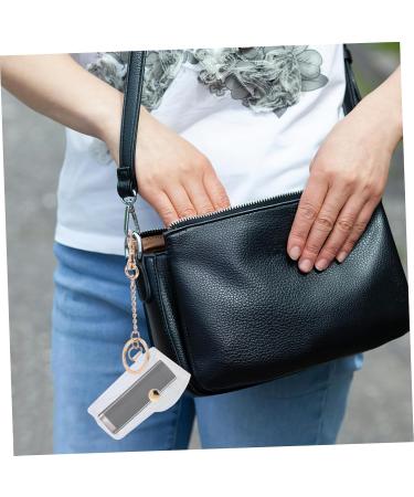  BIUDECO Mini Wallet Makeup Tote Holder Transparent Key Ring Lipstick Pouch Pouch Lipstick Sleeve Pouch Pvc Key Ring Cover - Buy Online on GoSupps.com