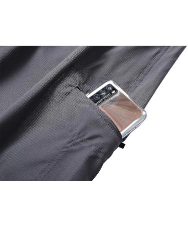 MOERDENG Men's Quick-Dry Stretch Hiking Cargo Work Pants - Dark Grey02 Large - Buy Online on GoSupps.com