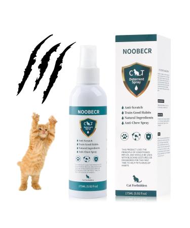 NOOBECR Cat Spray Deterrent - Cat Repellent Spray Suit for Indoor and Outdoor, Prevent Scratching, Stay Away from Restricted Areas, Indoor and Outdoor Use Green