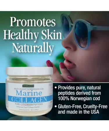 Nature's Answer Marine Collagen â€“ Wild Caught Norwegian Cod 3 oz (Unflavored) for Skin & Joint Health - Buy Online on GoSupps.com