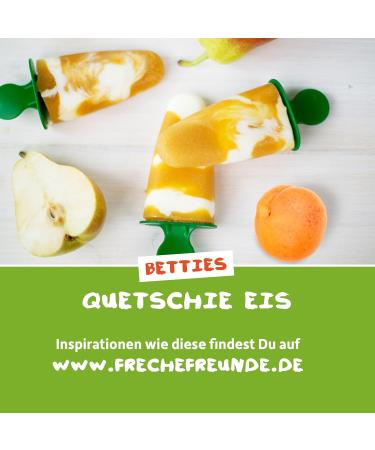 Cheeky Friends Bio Quetschie Fruit Puree - Apple Banana Pineapple & Coconut for Kids | Vegan & Gluten-Free | 12 Pack (100g Each) - Buy Online on GoSupps.com