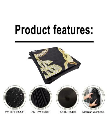 Pelocapa Barber Cape for Men - Waterproof Professional Stylist Cape - 63 56 - Dollar Chain Design - Buy Online on GoSupps.com