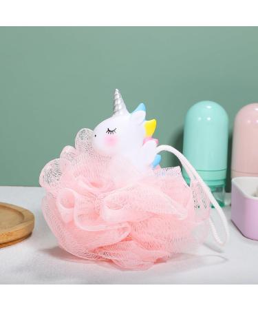 Balacoo Unicorn Shower Loofah - 2 Pcs Kids Exfoliating Bath Sponge & Scrubber for Boys & Girls - Fun Animal Design - Buy Online on GoSupps.com
