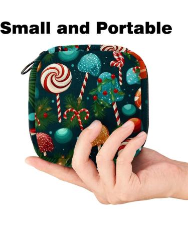 Large Capacity Women s Bands Storage Bag - Menstrual Cup Pocket & Travel Makeup Organizer - Christmas Cheek Pattern Color 8 - Buy Online on GoSupps.com