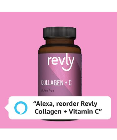 Revly Collagen Peptides + Vitamin C Tablets - 2500mg per Serving - 90 Count - Buy Online on GoSupps.com