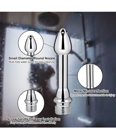 Buy 5 Holes Aluminum Shower Head Nozzle Clean Rinse System (Silver) | International Shipping Available - Buy Online on GoSupps.com