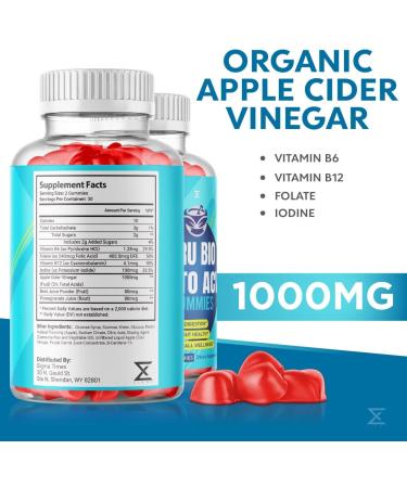 Tru Bio Keto Apple Cider Vinegar Gummies for Weight Loss - Doctor Juan Fat Belly Burner - 60 Gummies - Buy Online on GoSupps.com