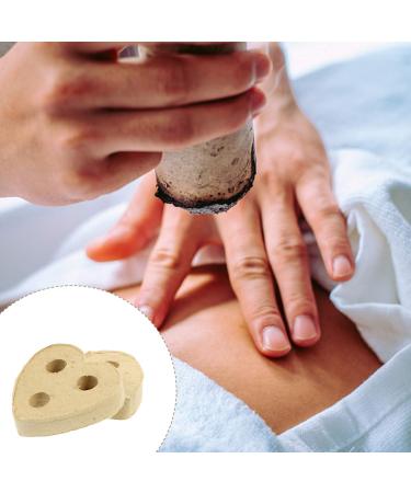 10pcs AI Heat Therapy Cake Stickers - Chinese Acupuncture Mini Moxibustion Mat 3x2.8cm | International Shipping - Buy Online on GoSupps.com