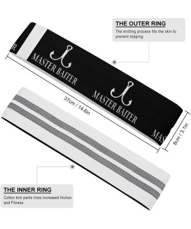 Fishing Master Baiter Hook Lure & Yoga Workout Bands | Comfort Legs Booty Resistance Straps for Physical Therapy - Buy Online on GoSupps.com