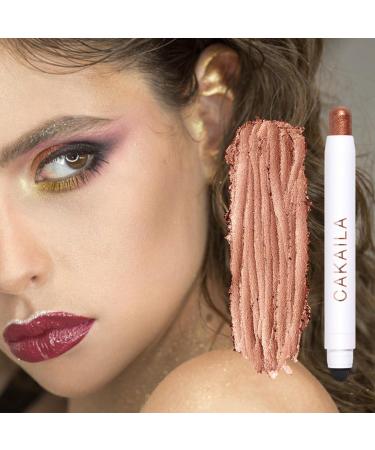 Eye Brightener Stick | Double-end Matte Pearlescent Silkworm | Stick Highlighter Makeup Automatic Rotating for Women Girls - Buy Online on GoSupps.com