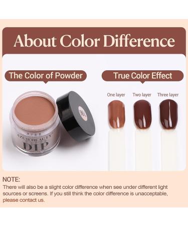 AZUREBEAUTY Dip Powder Nail Set - 6 Colors Fall Winter Kit for Manicure DIY Salon - Red Burgundy Rose Apple Berry Sparkle Snow White Silver Glitter - Valentine's Day Gift - No Lamp Cure - Buy Online on GoSupps.com