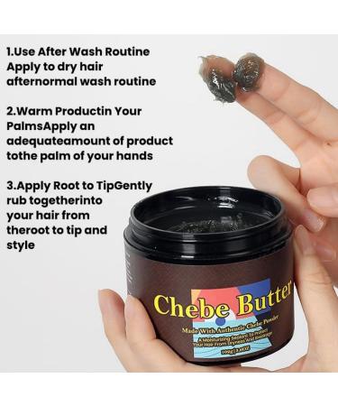 Chebe Hair Butter Chebe Powder For Hair Growth Chebe Chebe Hair Butter Hair Butter Deep Moisturization Hair Growth Products For All Hair Types Vegan Hair Oil Vegan Hair Growth Oil (Butter Texture) - Buy Online on GoSupps.com