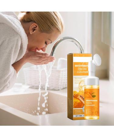 Turmeric Facial Cleanser | 100 ml This turmeric cleanser deeply cleanses the skin moisturizes and brightens without drying it out. - Buy Online on GoSupps.com
