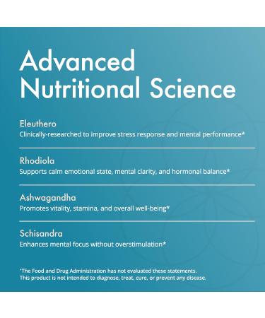 Natura Health Products Vital Adapt Supplement - Daily Nourishing Adaptogenic Tonic for Endocrine Function Support - Featuring Rhodiola Ashwagandha Cordyceps Reishi (60 Capsules) 60 Count (Pack of 1) - Buy Online on GoSupps.com